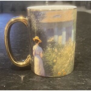 NEW-GRACE TEAWARE Fine Porcelain Coffee Tea Cup Mug Gold~Monet